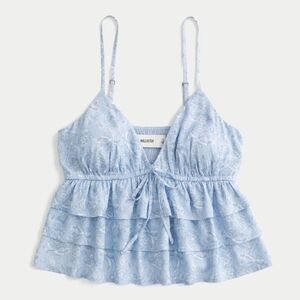 Hollister Light Blue Lace Camisole